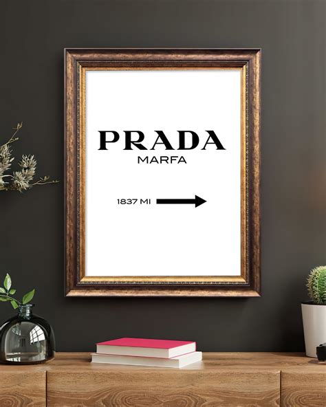 large prada wall art|prada canvas art.